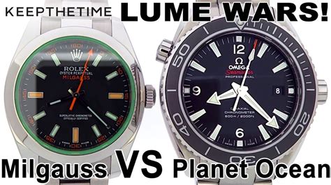 watchuseek.com omega lume vs rolex lume|watchuseek best lume.